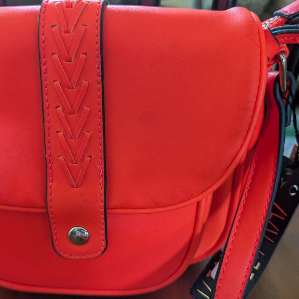 Chic Orange Mini Crossbody Bag